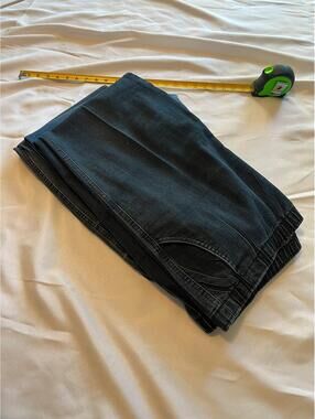 Lot of 3 Allison Daley Denim Blue Pants Sizes 16PR & 16S (FITS LIKE SIZE 20)
